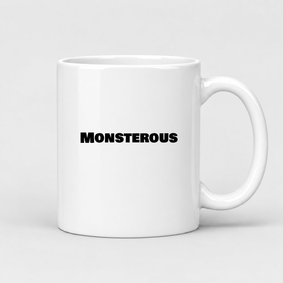 Monsterous Mug in white