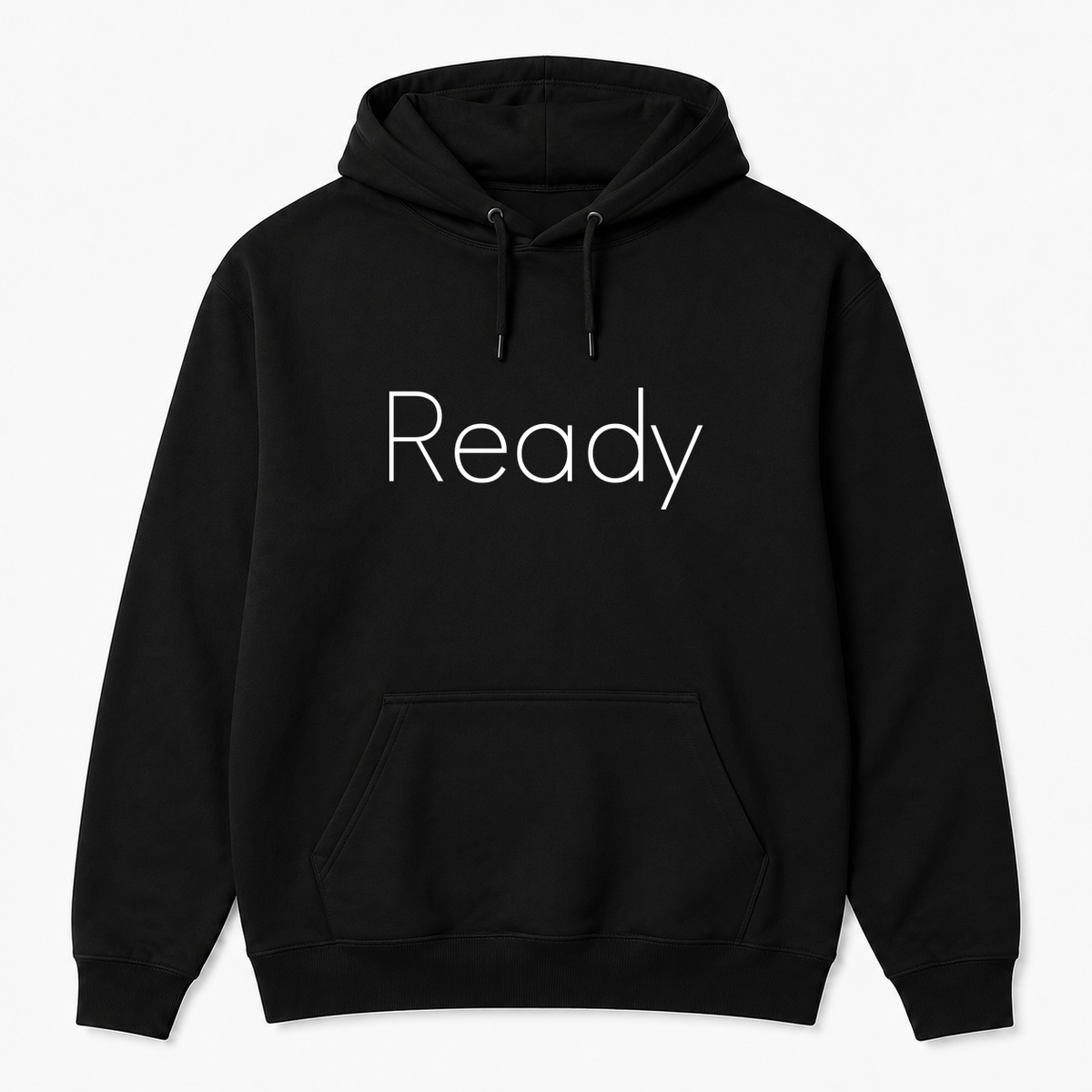 Ready Hoodie in black