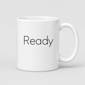 Ready Mug in white