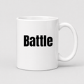 Battle Mug in white