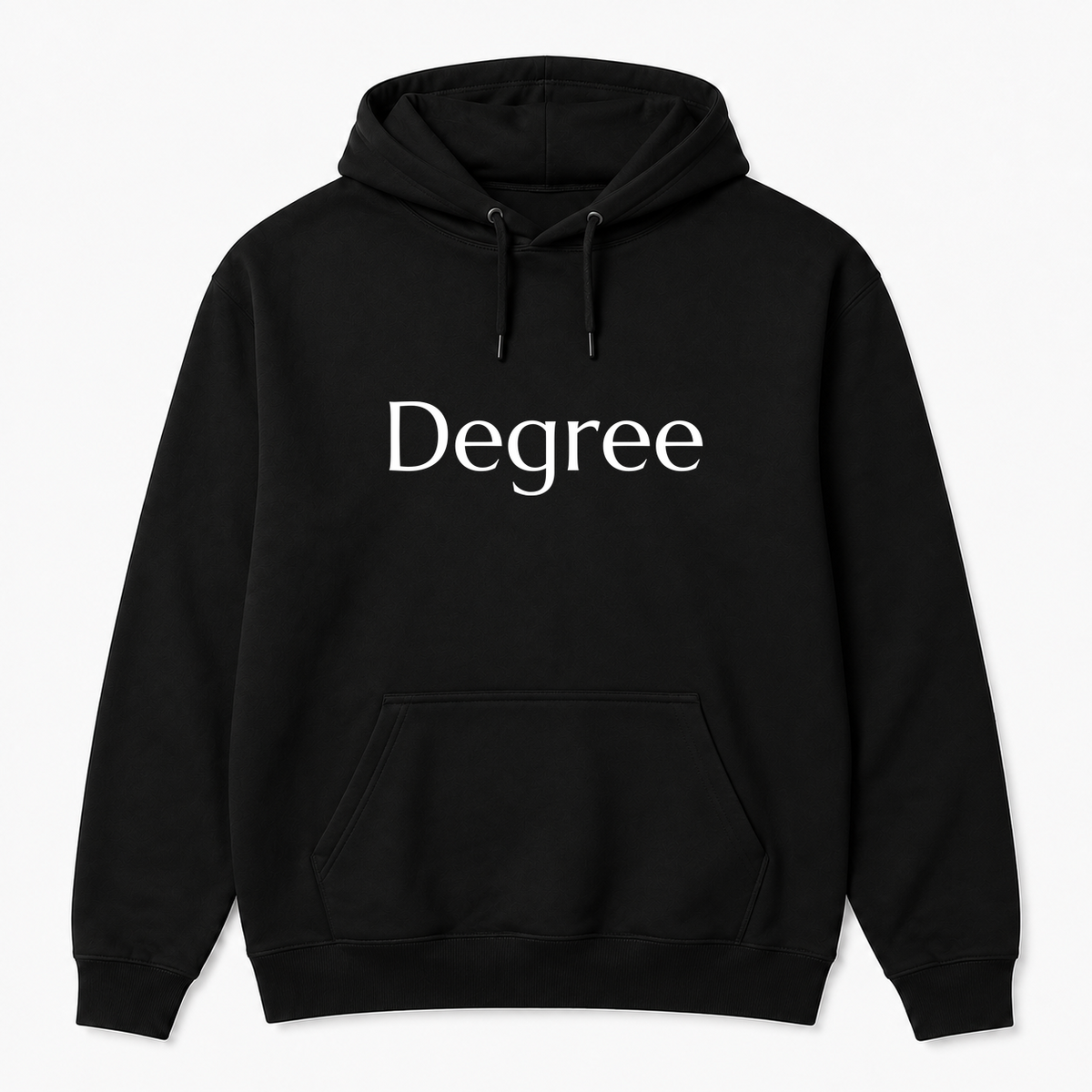 Degree Hoodie in black