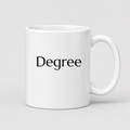 Degree Mug in white