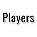 Players die-cut sticker