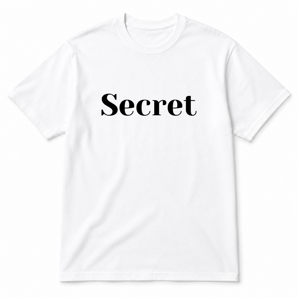 Secret T-Shirt in white