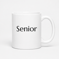 Senior Mug in white