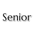 Senior die-cut sticker