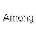 Among die-cut sticker