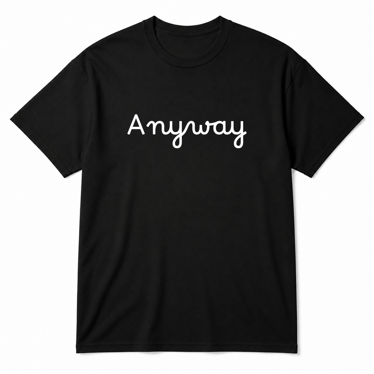 Anyway T-Shirt in black