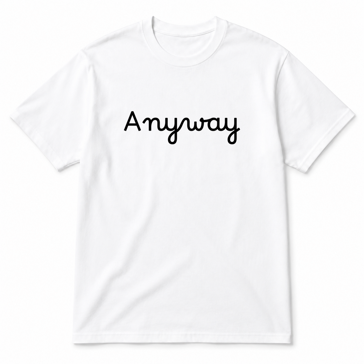 Anyway T-Shirt in white