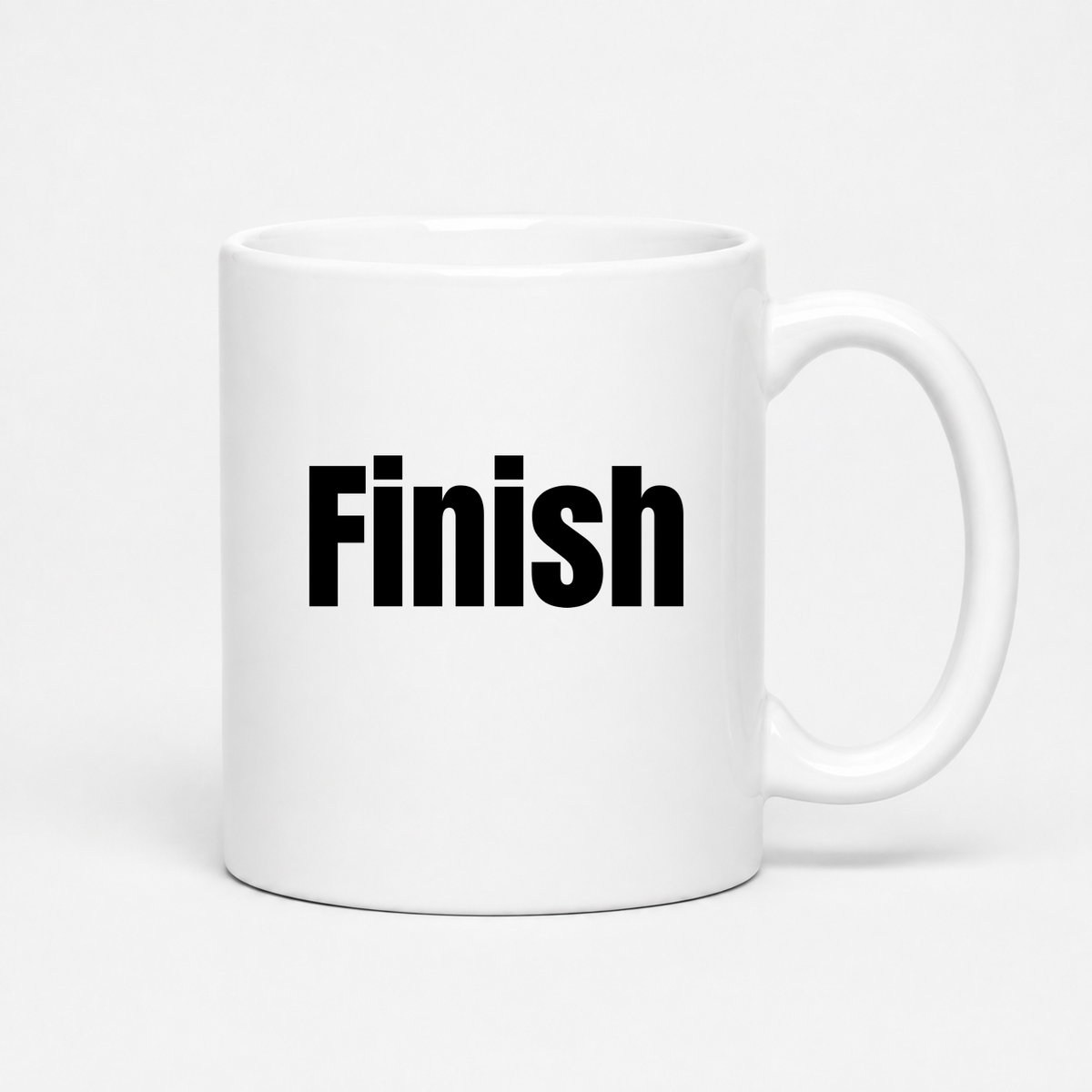 Finish Mug in white