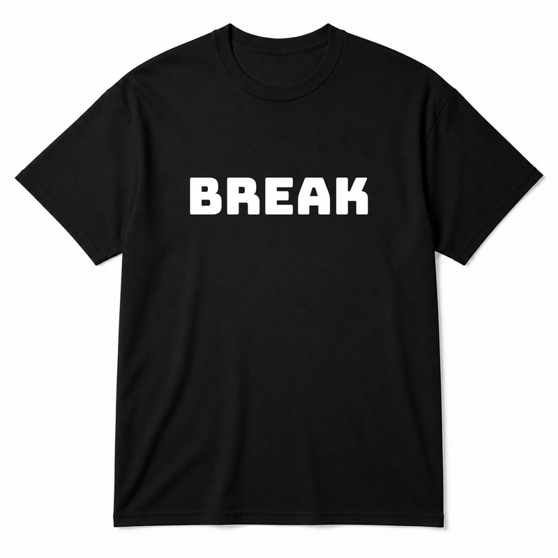 Break T-Shirt in black