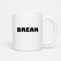 Break Mug in white