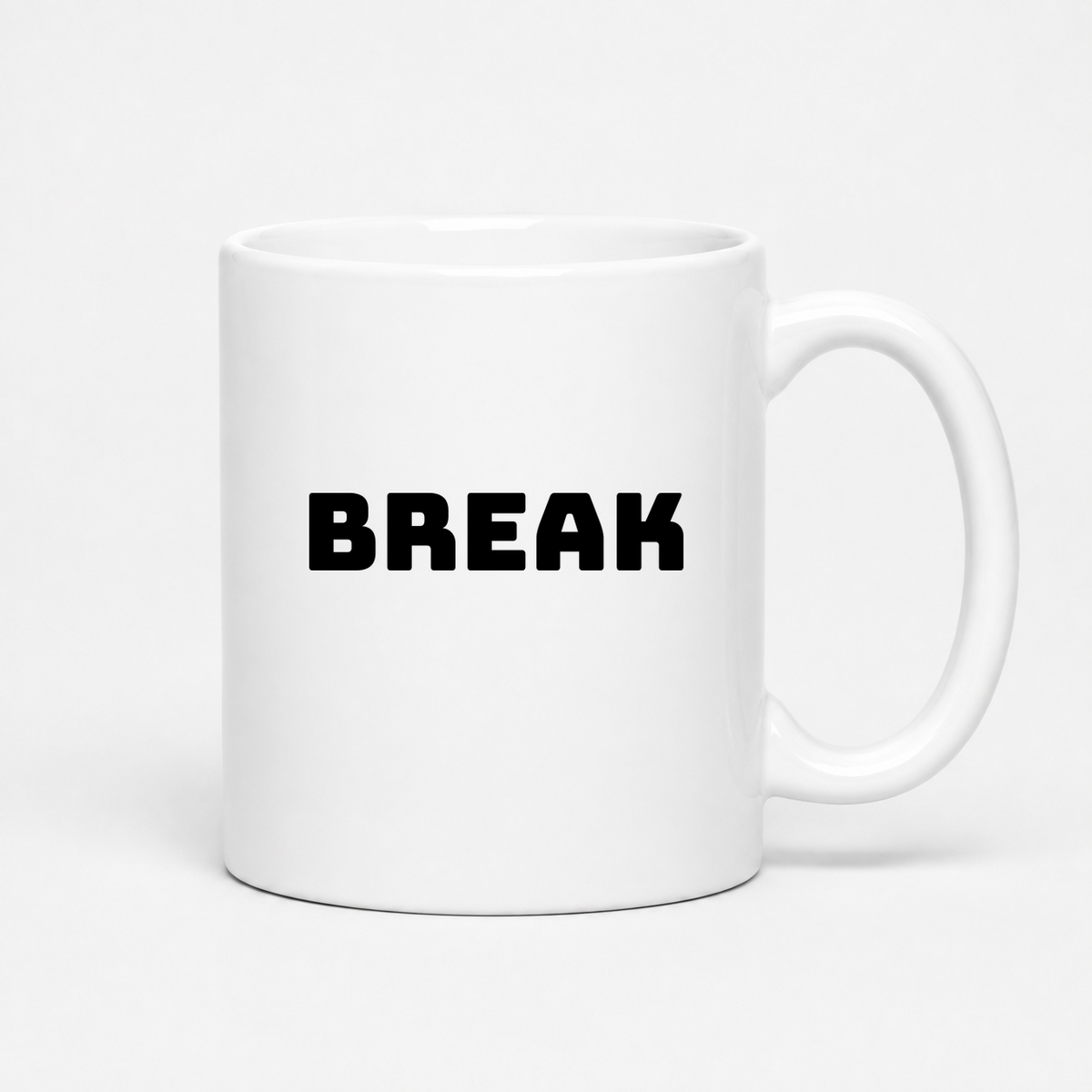 Break Mug in white