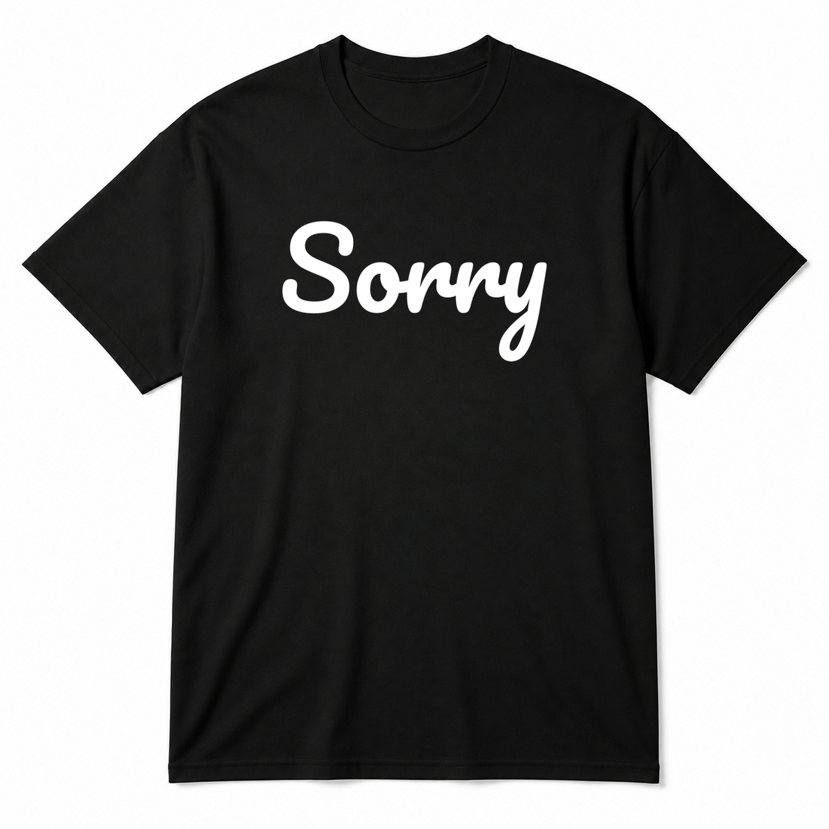 Sorry T-Shirt in black