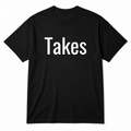 Takes T-Shirt in black