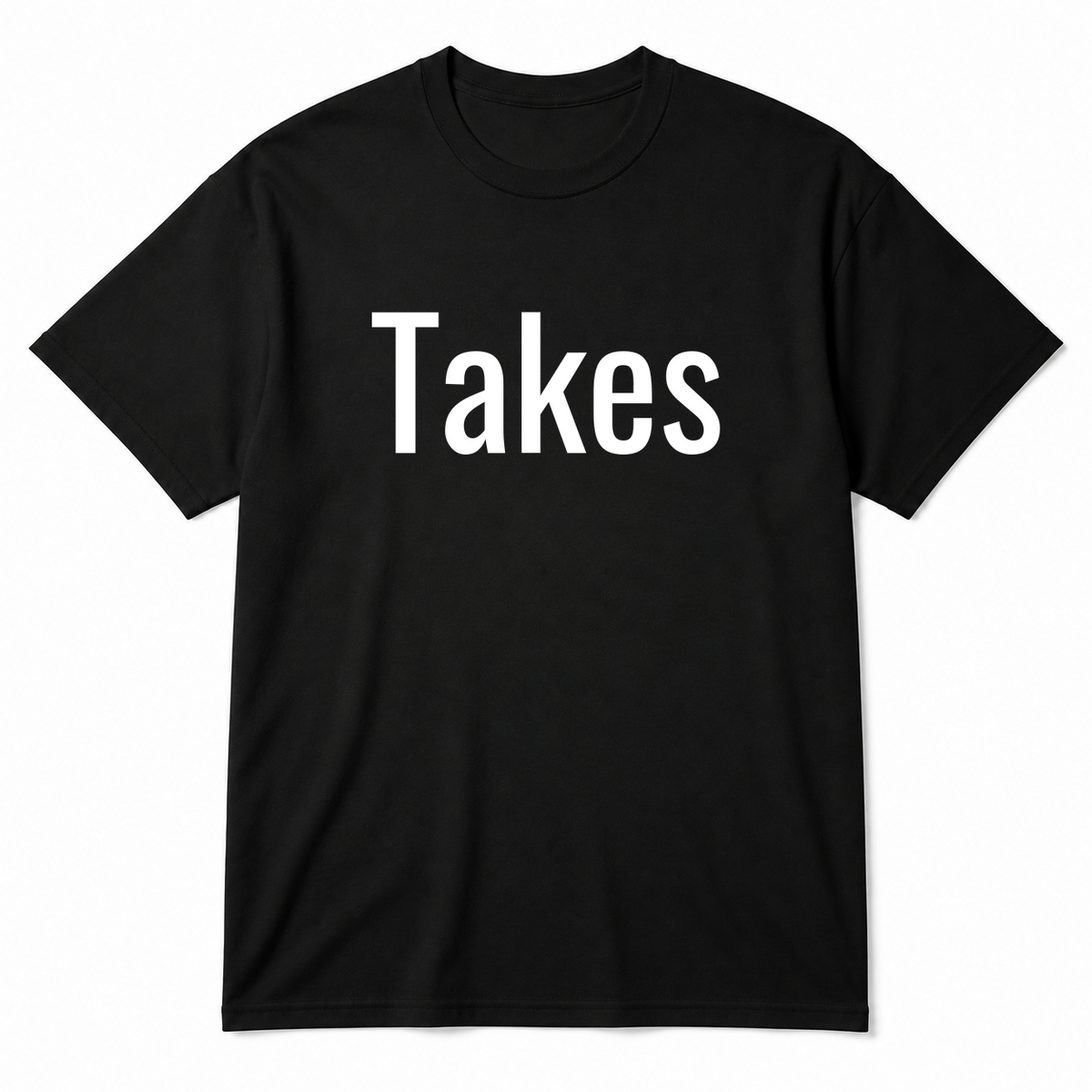 Takes T-Shirt in black