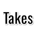 Takes die-cut sticker