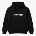 Damage Hoodie in black