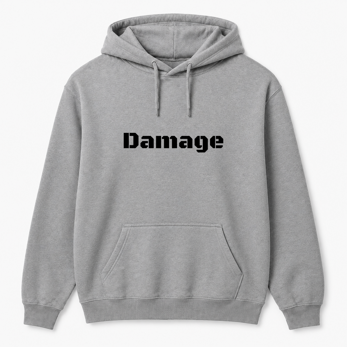 Damage Hoodie in gray