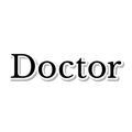 Doctor die-cut sticker