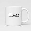 Guess Mug in white