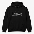 Leave Hoodie in black