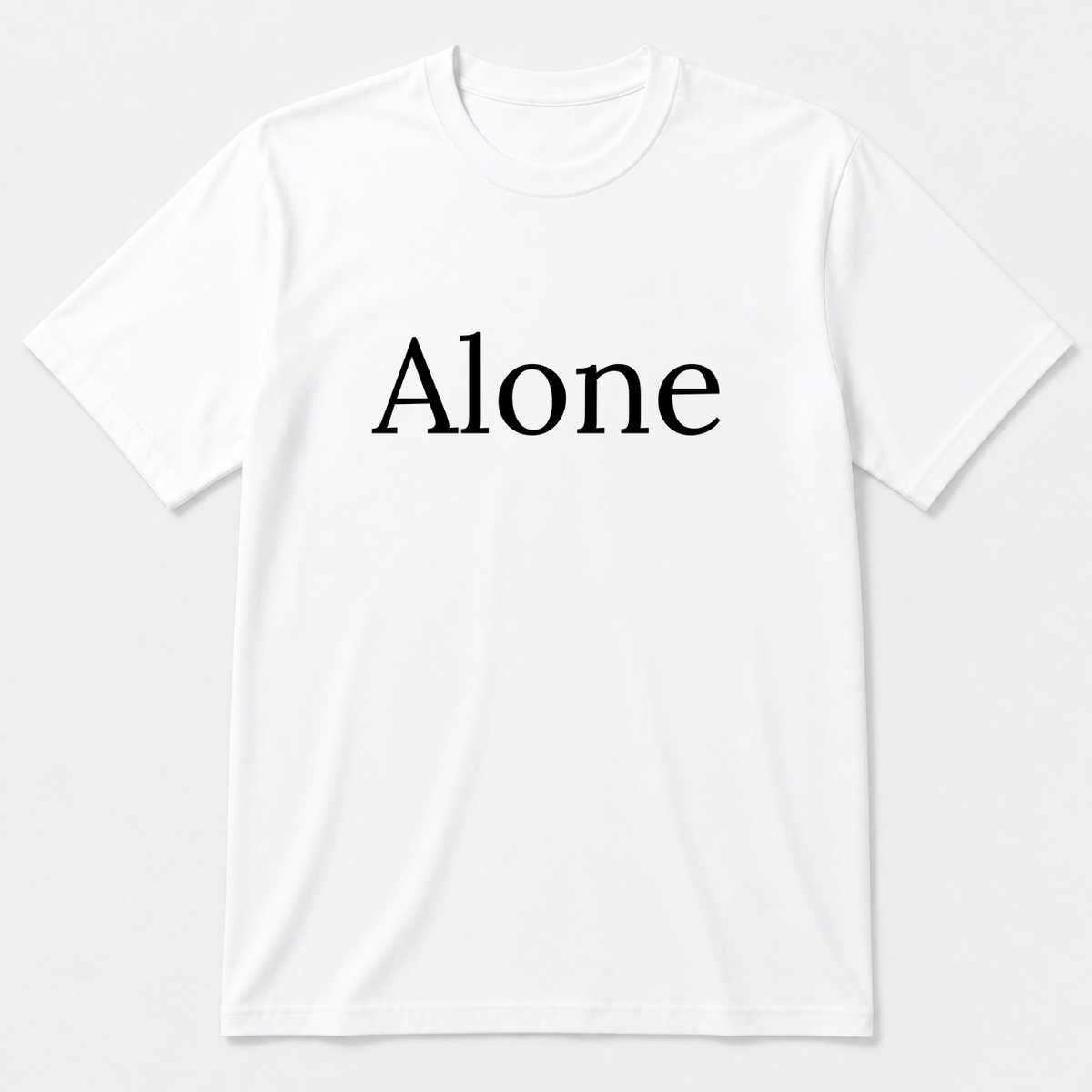 Alone T-Shirt in white