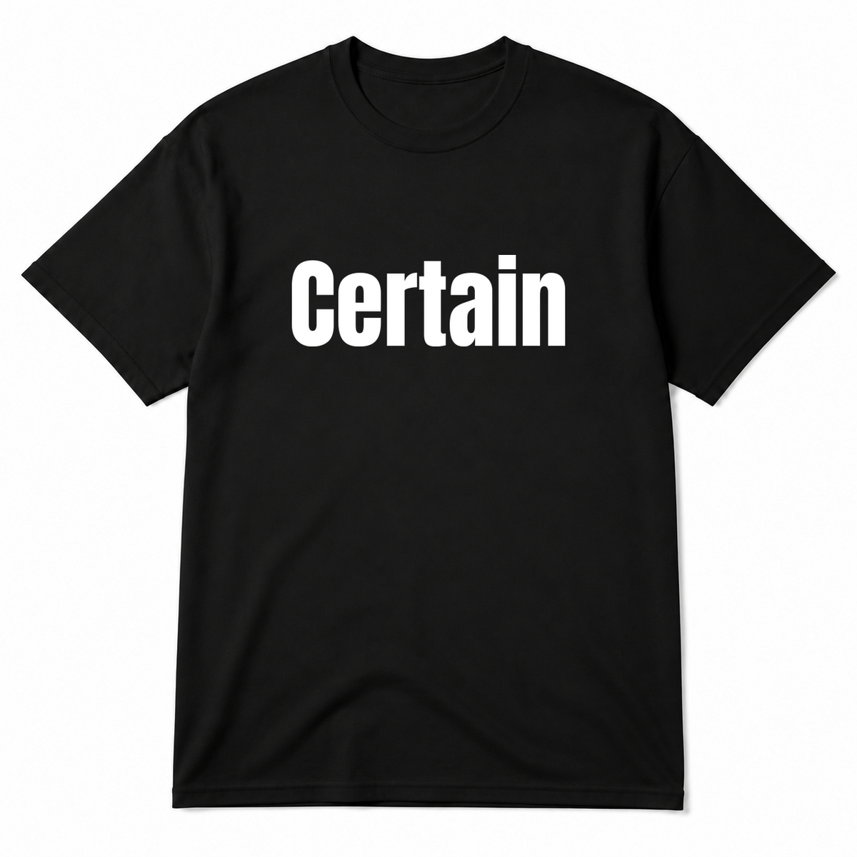 Certain T-Shirt in black