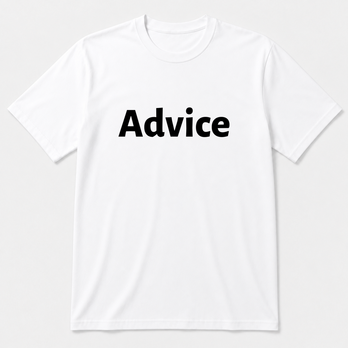 Advice T-Shirt in white
