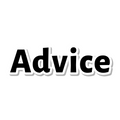 Advice die-cut sticker