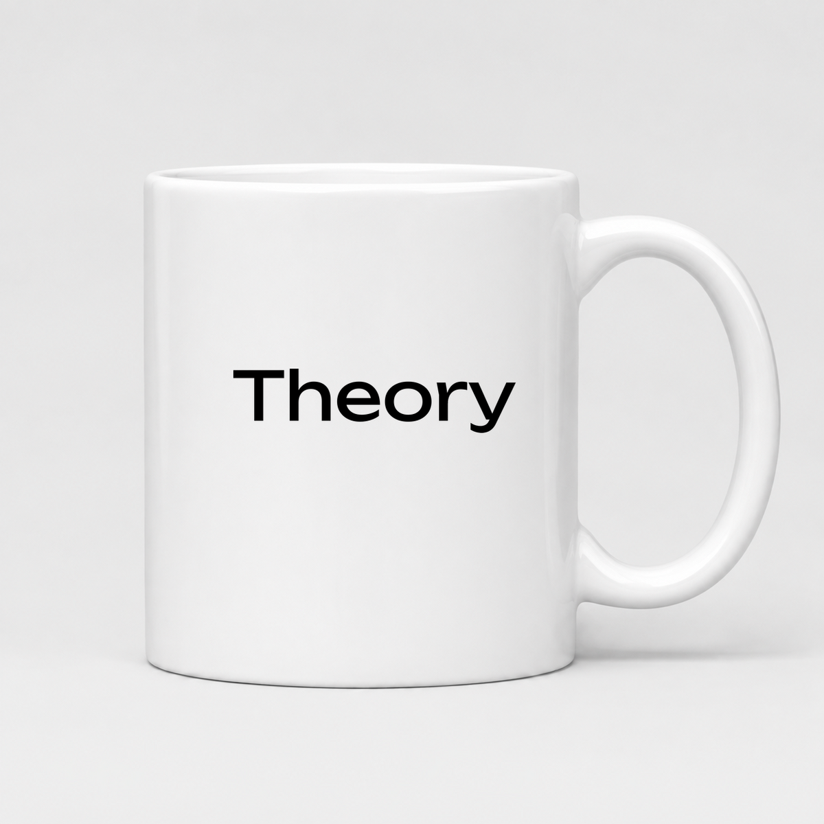 Theory Mug in white