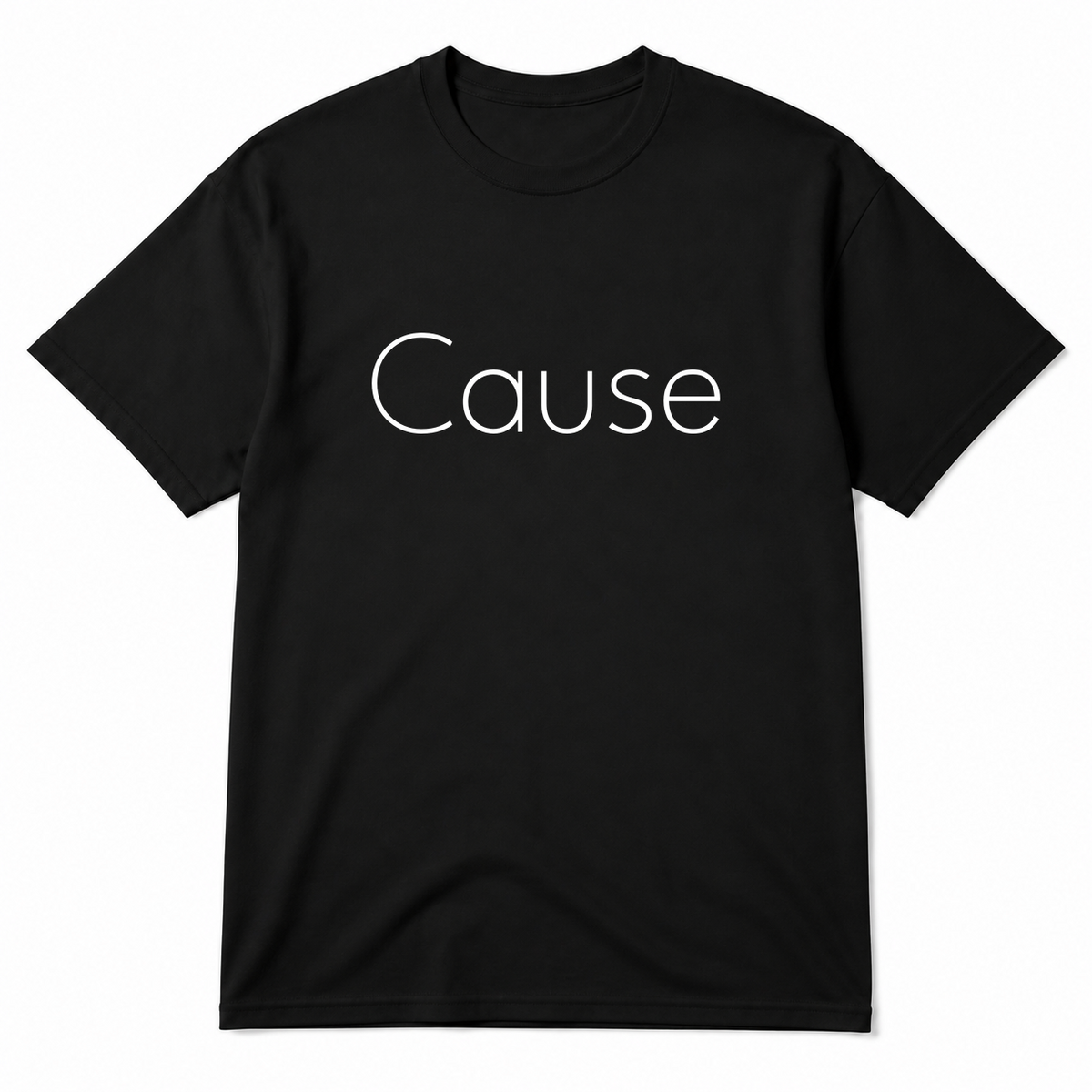 Cause T-Shirt in black