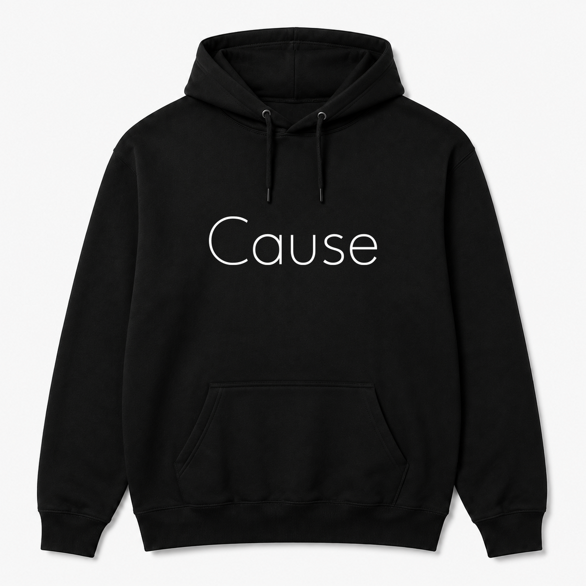 Cause Hoodie in black