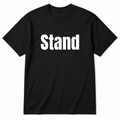 Stand T-Shirt in black