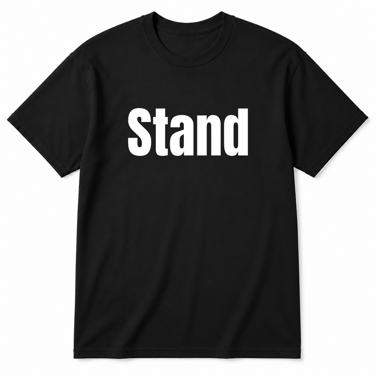 Stand T-Shirt in black