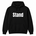 Stand Hoodie in black