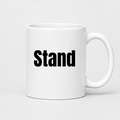 Stand Mug in white