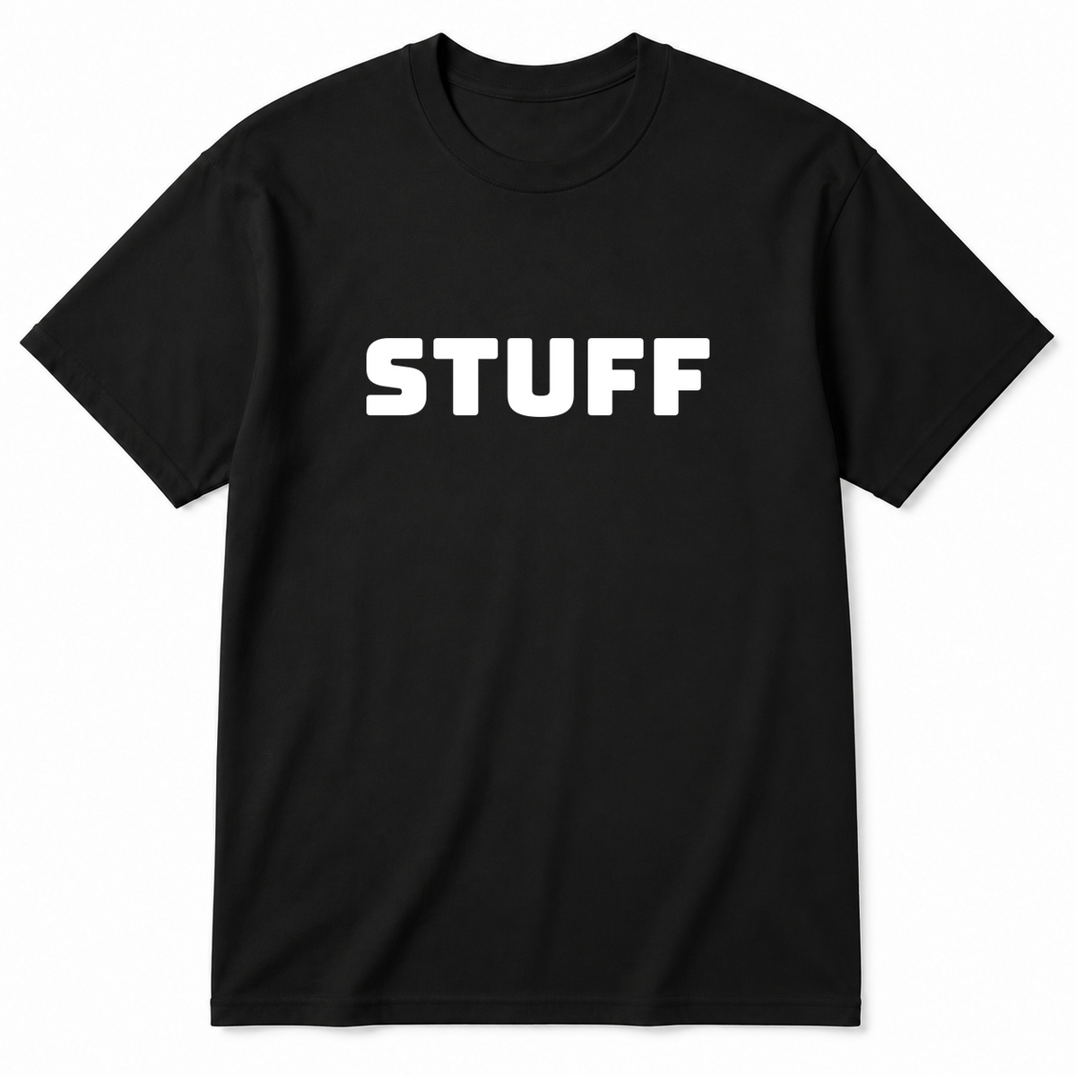 Stuff T-Shirt in black