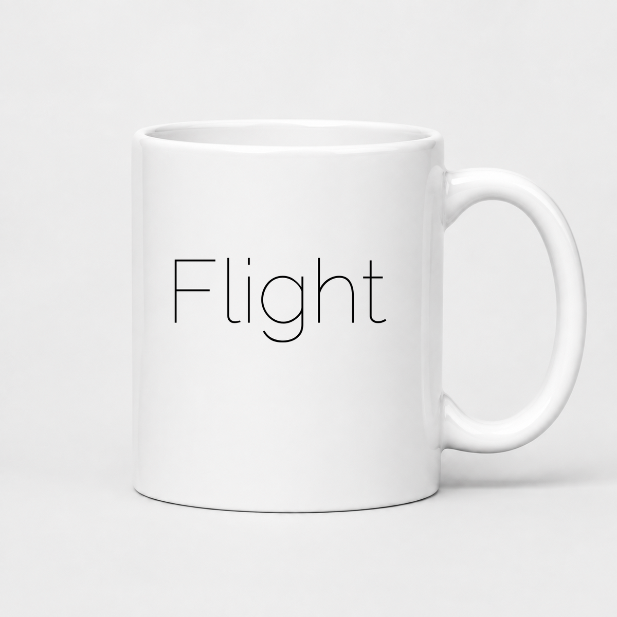 Flight Mug in white