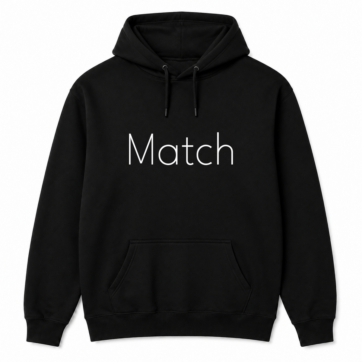 Match Hoodie in black