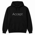 Accept Hoodie in black