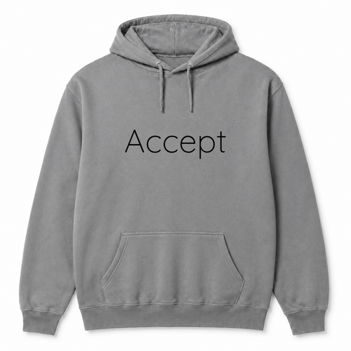 Accept Hoodie in gray