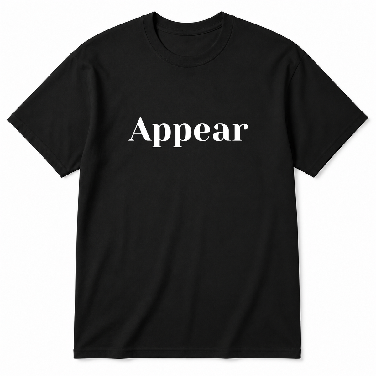Appear T-Shirt in black