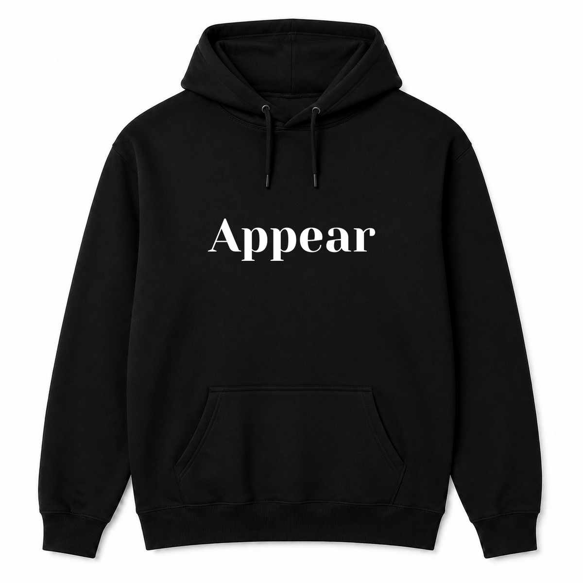 Appear Hoodie in black