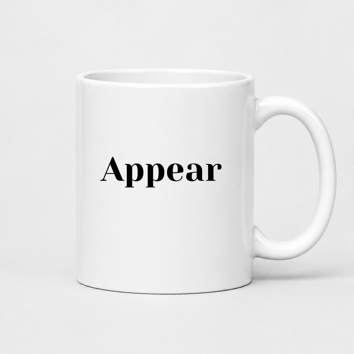 Appear Mug in white