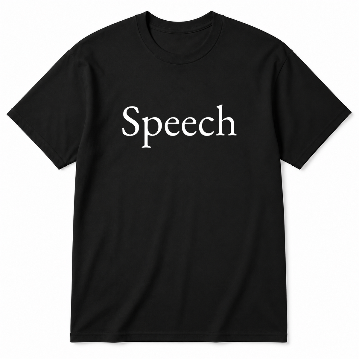 Speech T-Shirt in black