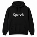 Speech Hoodie in black