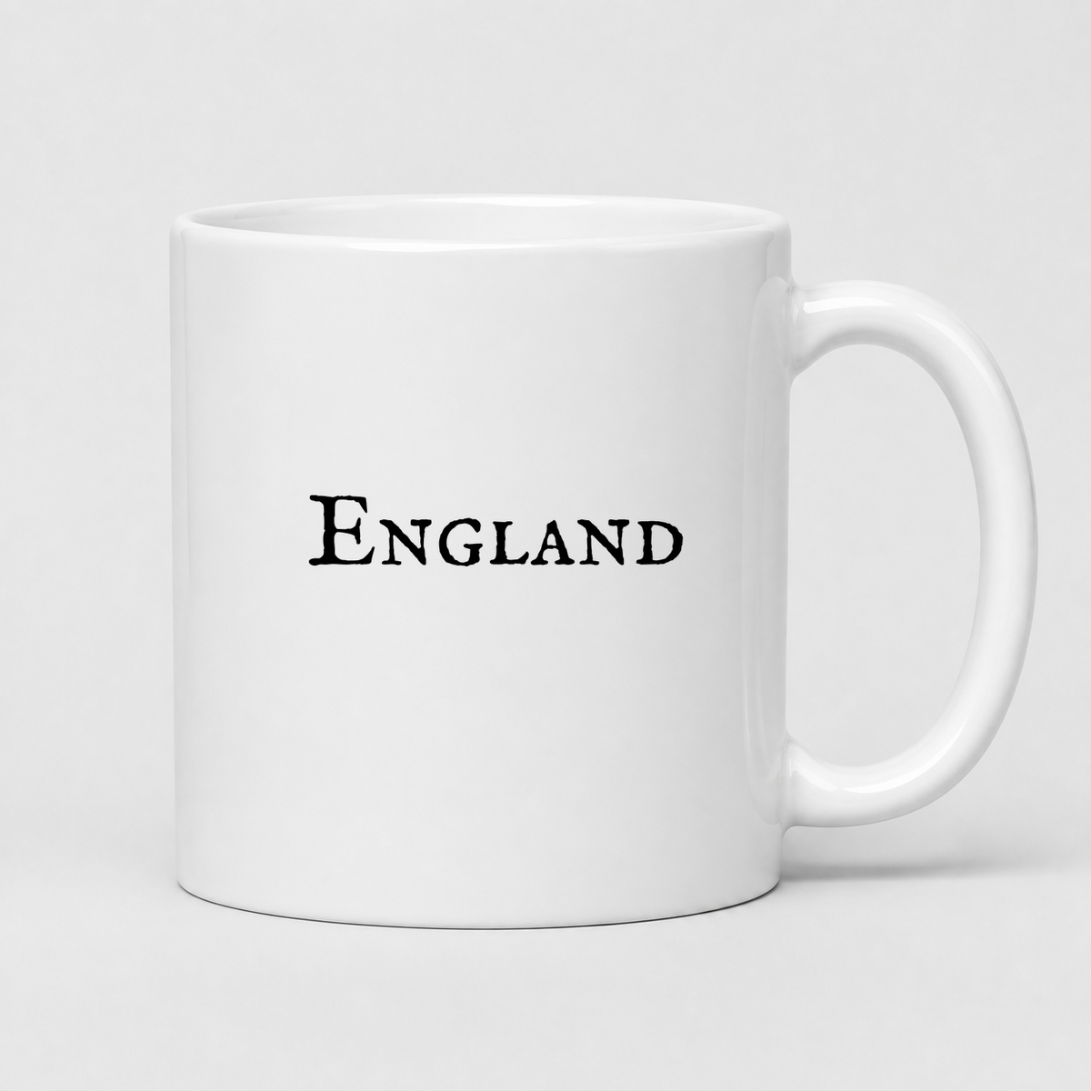 England Mug in white
