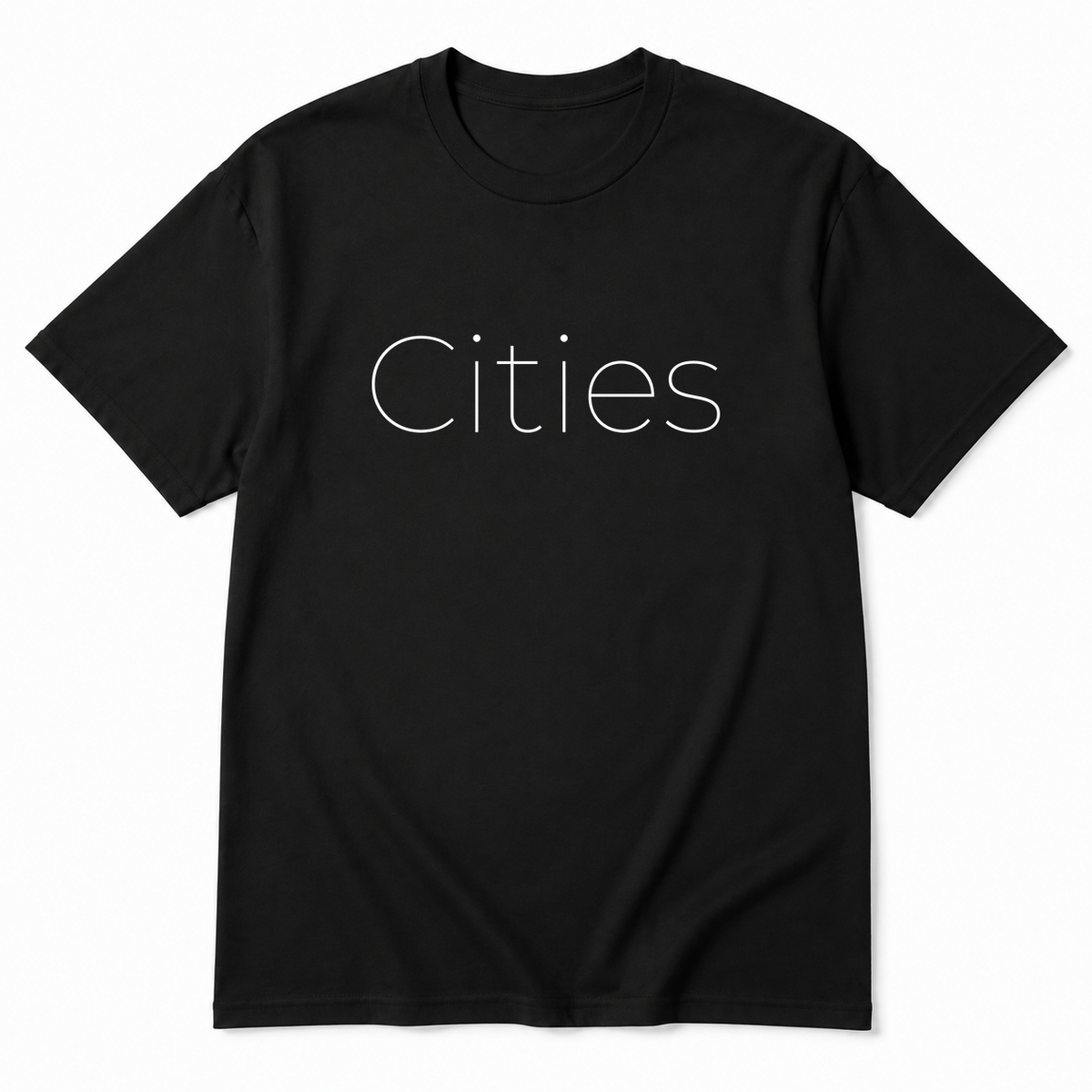 Cities T-Shirt in black