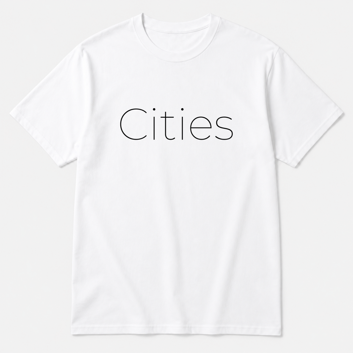 Cities T-Shirt in white